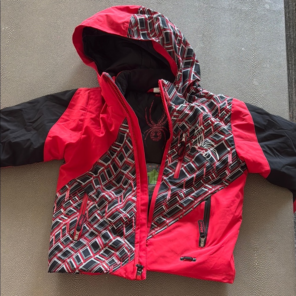 Stylish Red Kids Jacket and ski suit/pants